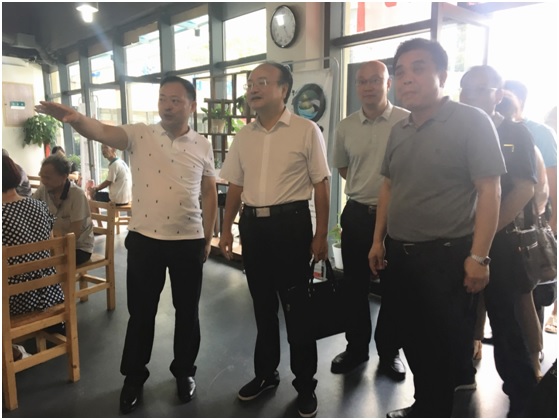省国资委杨平副主任率队考察星空平台,星空官方网站(中国)侨亚文明窗口申报工作